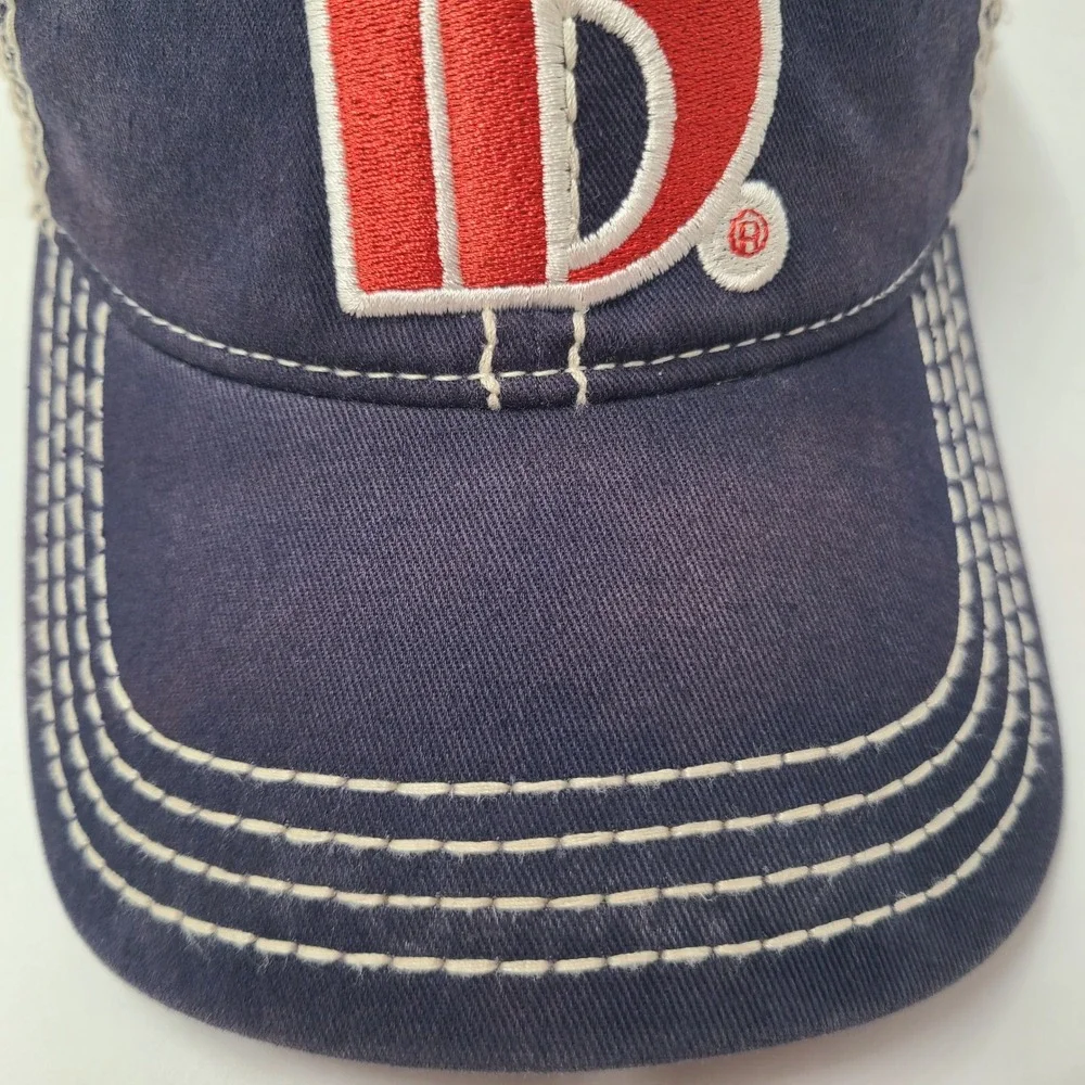 Breckenridge Hat Adjustable Trucker Mesh Blue Beige Red Colorado Breck Ski Men